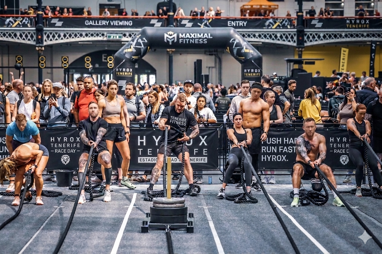 Hyrox Tenerife imagen generada por ia