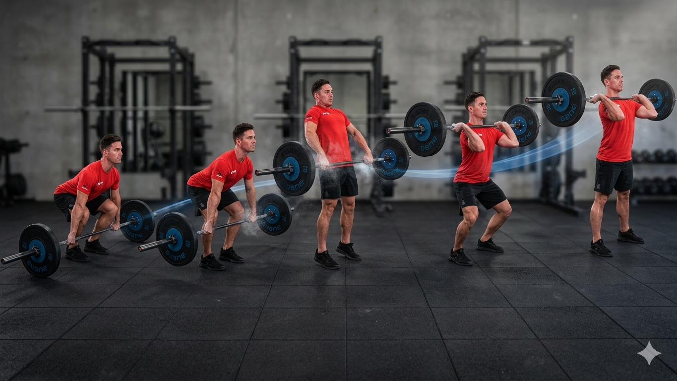 power clean tecnica wodcrew